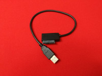 Кабель переходник адаптер  для CD/DVD ROM Slimline DriveUSB3.0 для Mini Sata II 7 + 6 13Pin адаптер конвертер