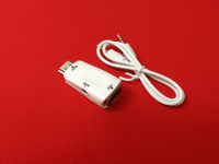 0124565 Кабель переходник адаптер  hdmi-vga HD 1080P с аудиокабелем, Xbox, TV приставки