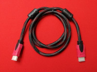 Кабель HDMI / HDMI в оплетке 1.5 м
